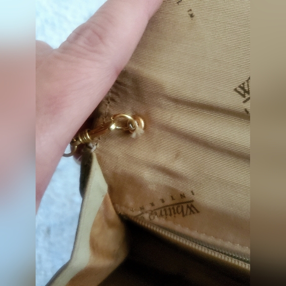 Vintage Whiting & Davis Beige Mesh Purse Clutch - Picture 4 of 6